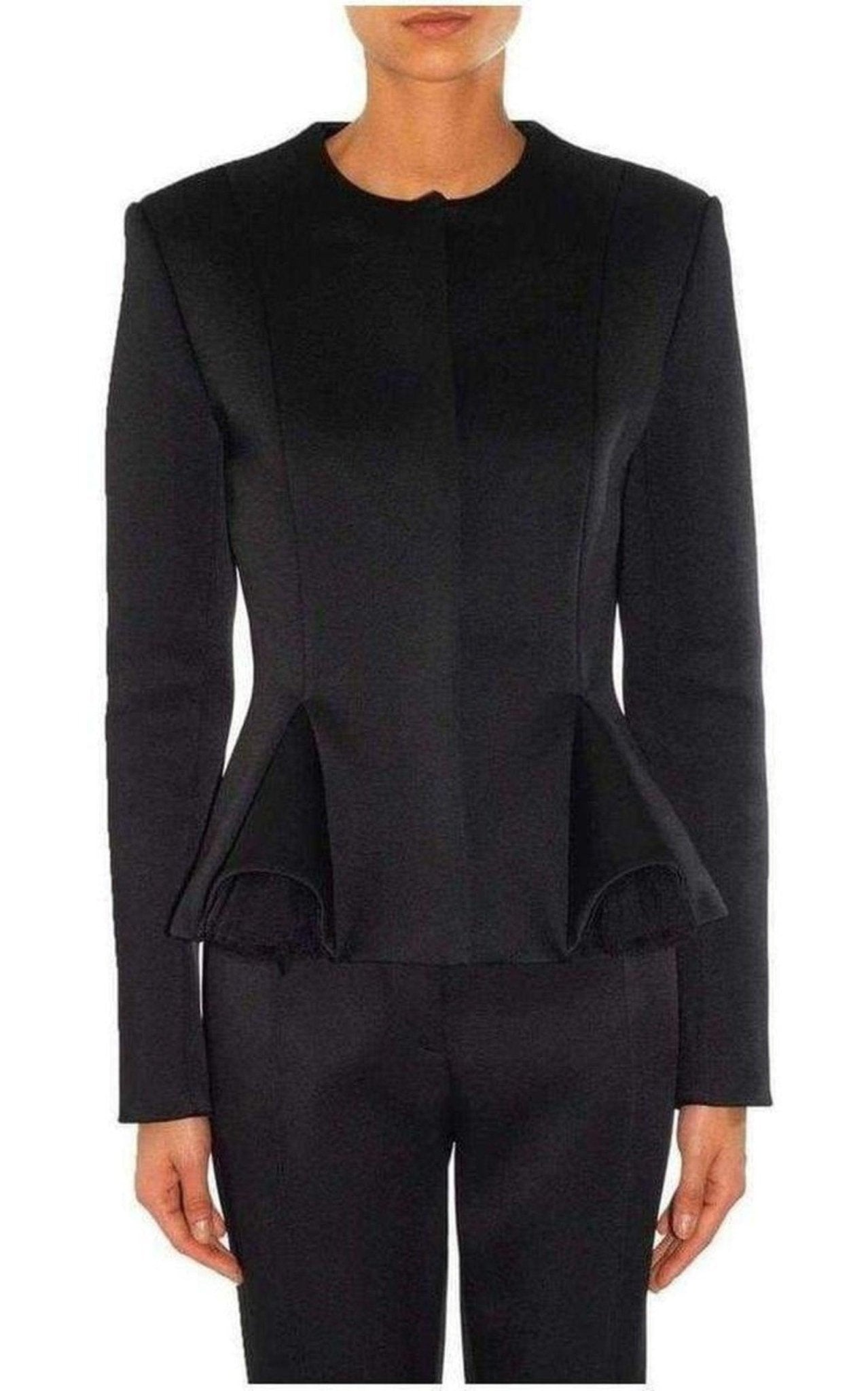Christopher Kane Fitted Jacket with Godets - Runway Catalog