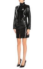 Courreges Black Vinyl A - Line Skirt - Runway Catalog