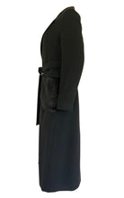 Cult Moda Black Classic Coat with Faux Fur Pockets - Runway Catalog