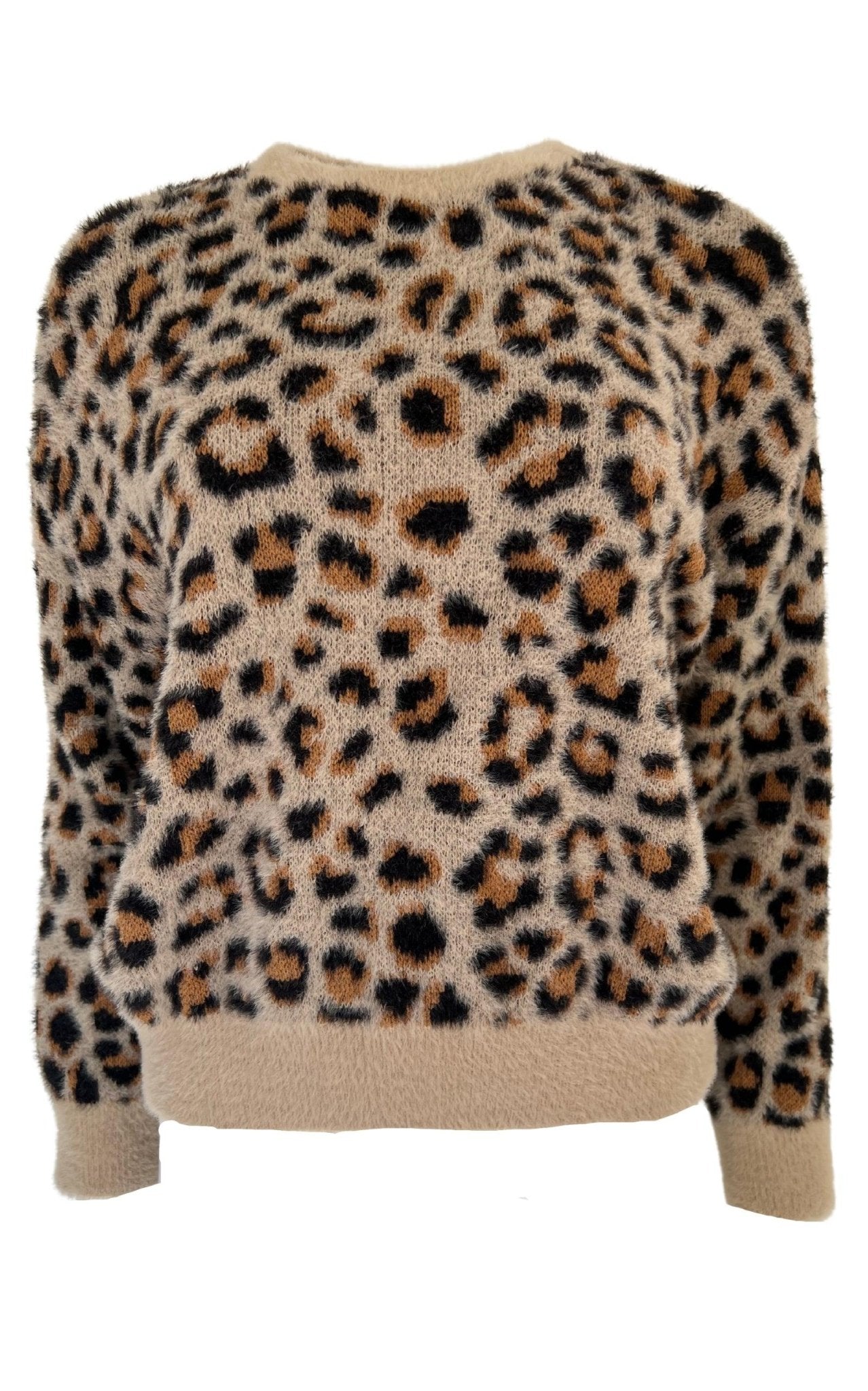 Cult Moda Cheetah Pattern Sweater - Runway Catalog