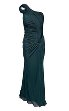 Cult Moda Gilded Waves Green Cocktail Dress - Runway Catalog