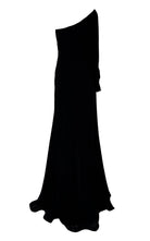 Cult Moda One - Shoulder Long Sleeve Chiffon Gown - Runway Catalog