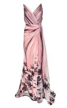Cult Moda Pink Strapless Chiffon Evening Prom Dress - Runway Catalog