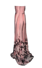 Cult Moda Pink Strapless Chiffon Evening Prom Dress - Runway Catalog