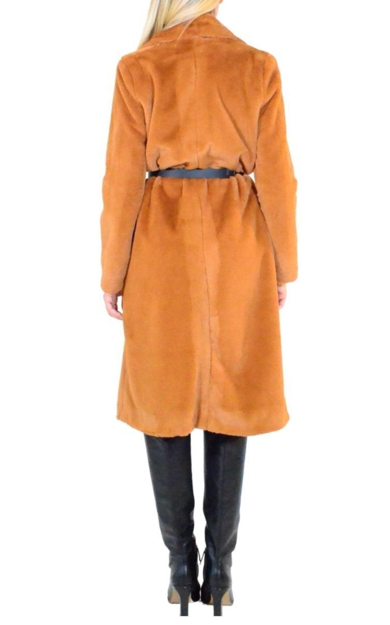 Cult Moda Plush Trench Coat - Runway Catalog