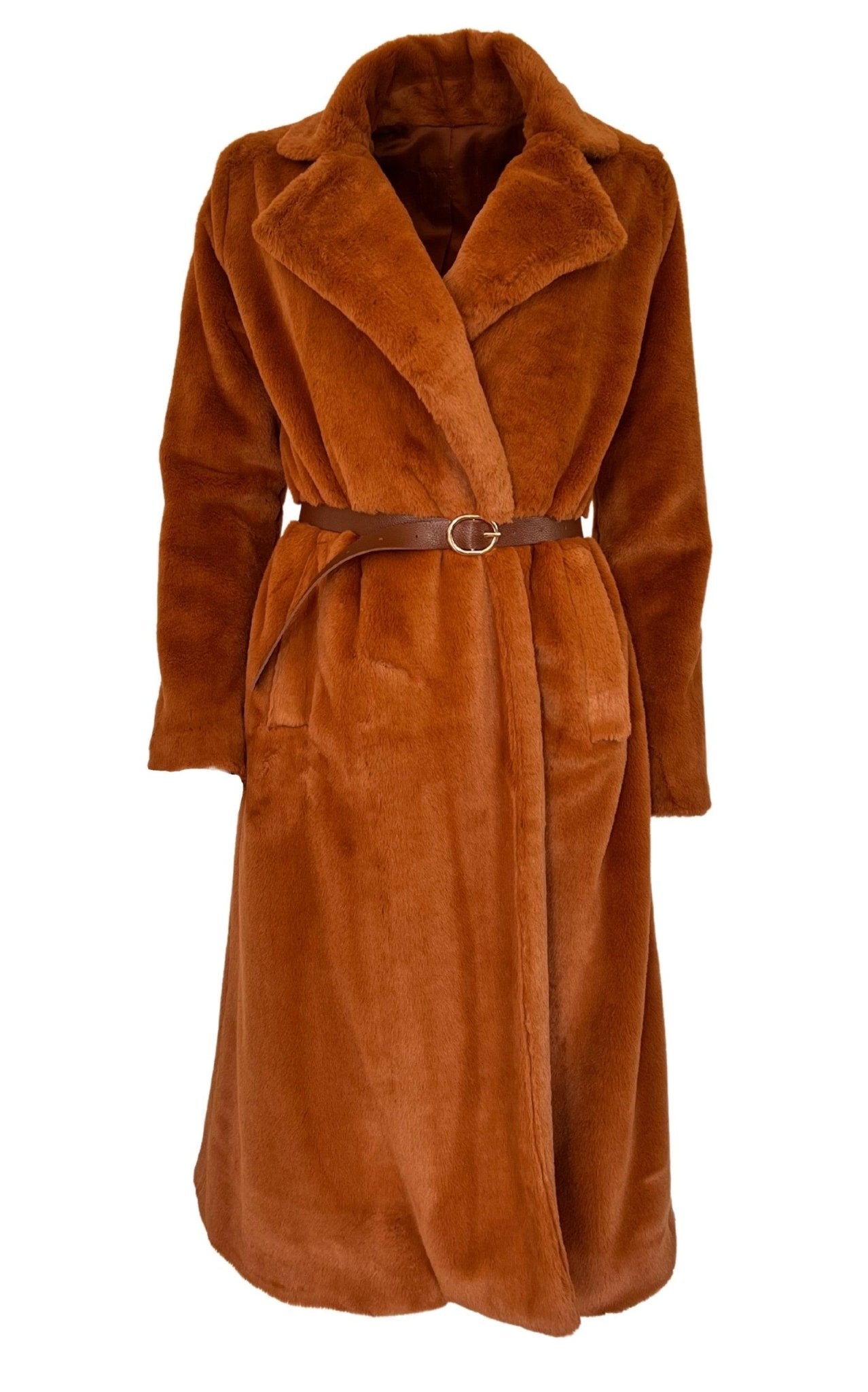Cult Moda Plush Trench Coat - Runway Catalog