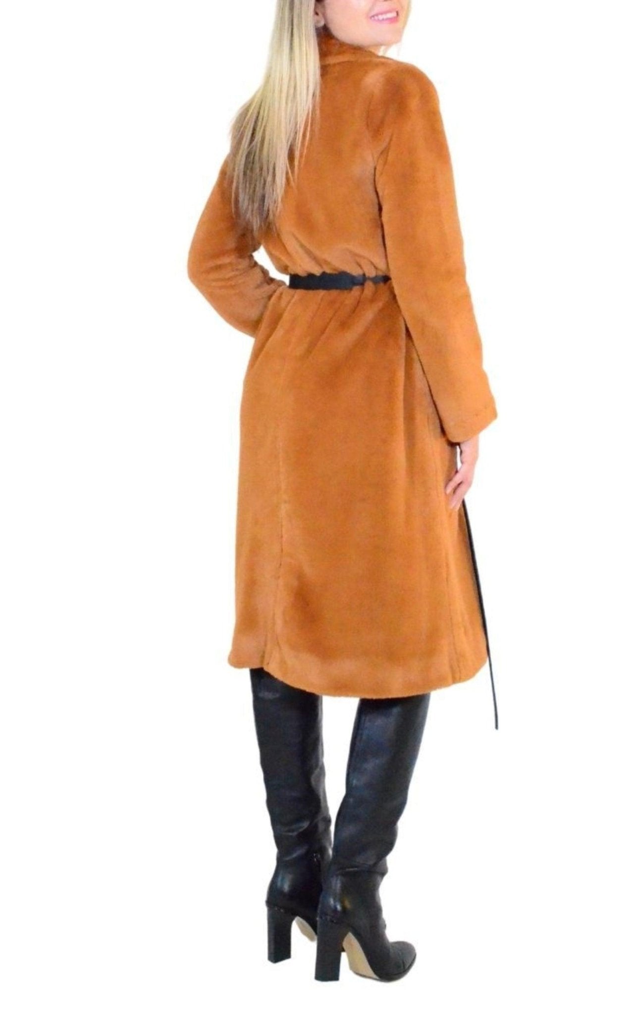 Cult Moda Plush Trench Coat - Runway Catalog