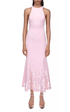 David Koma Paillette Illusion Midi Pink Dress - Runway Catalog