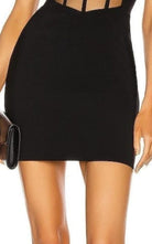 David Koma Patent Leather Corset Mini Dress - Runway Catalog