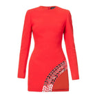David Koma Plexiglass Tyre Track Mini Dress - Runway Catalog