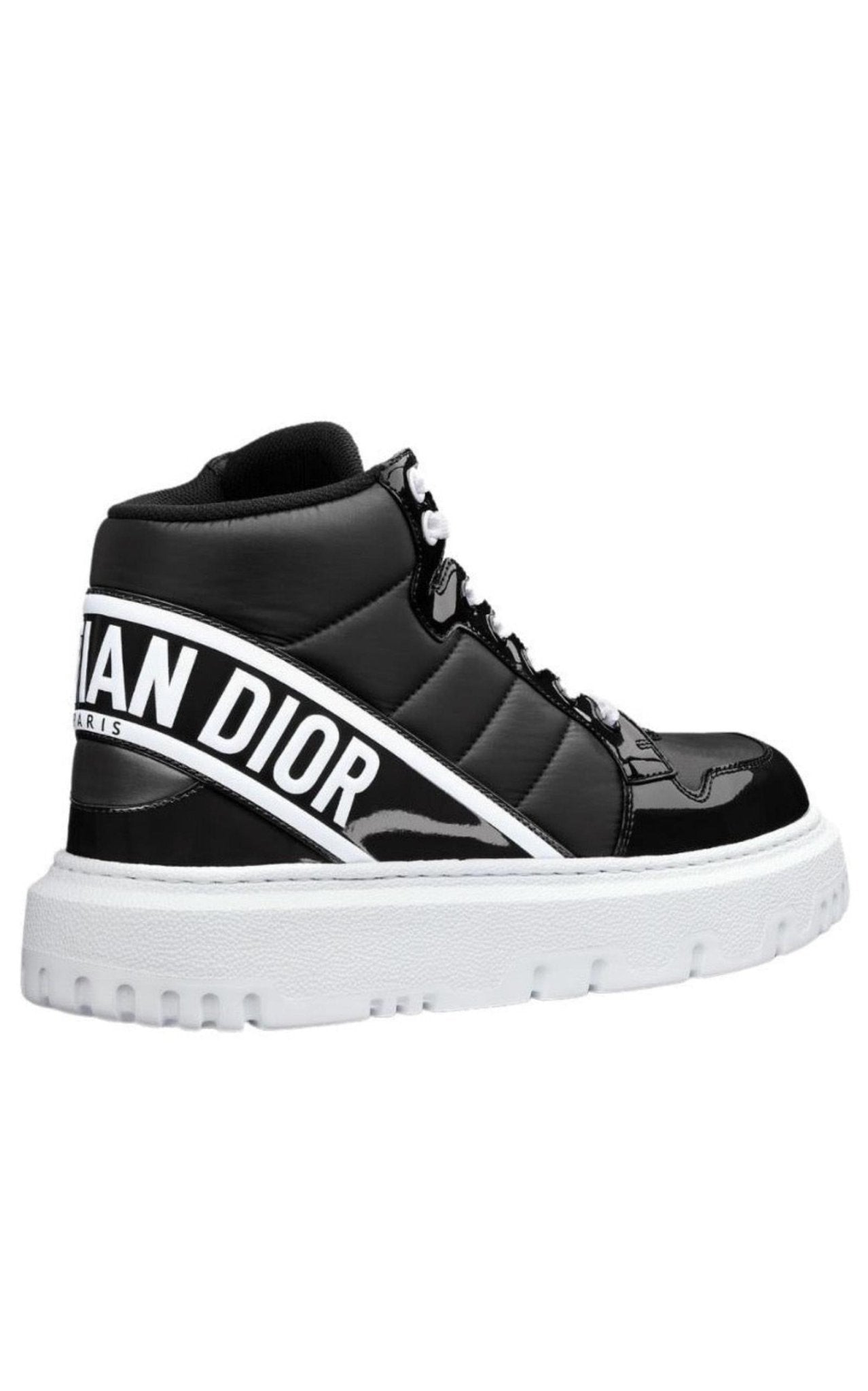 Dior D-Player Black High-Top Sneakers