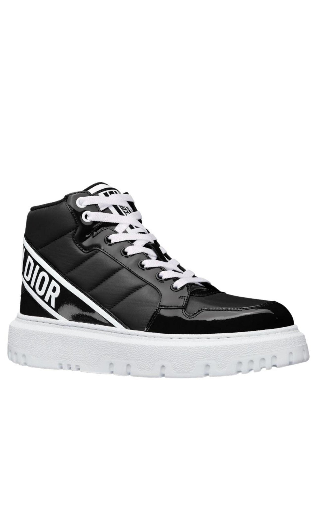 Dior D-Player Black High-Top Sneakers