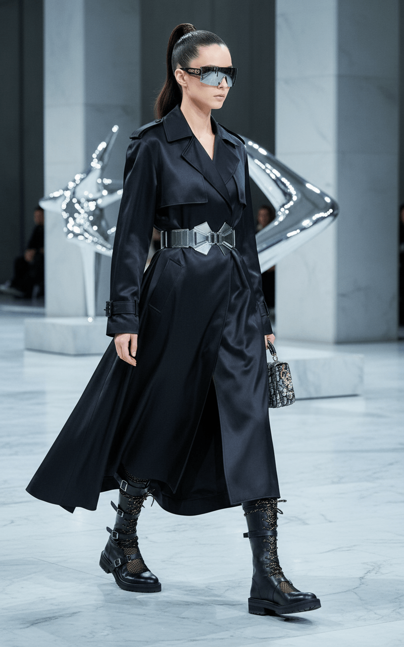 Dior Dioranger Boots in Black Technical Fabric - Runway Catalog