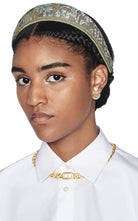 Dior Gold - Finish Metal and White Crystals - Runway Catalog