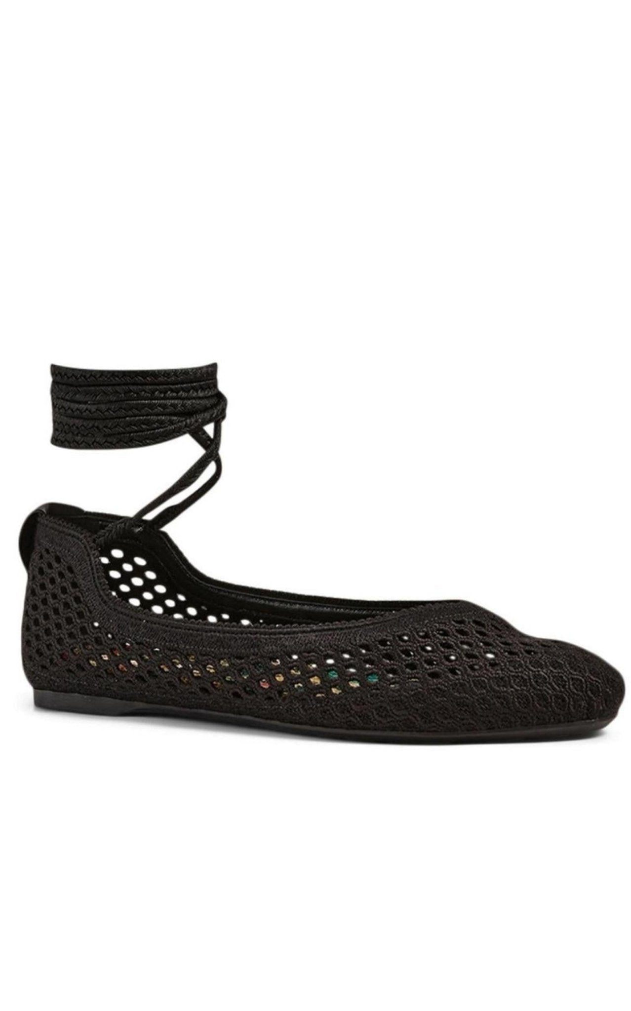Dior フラットシューズ　DIOR POEME summer sale ♪ Dior Poeme Cotton Ankle-Tie Ballerina Flats