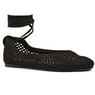 Dior Poeme Cotton Ankle - Tie Ballerina Flats - Runway Catalog