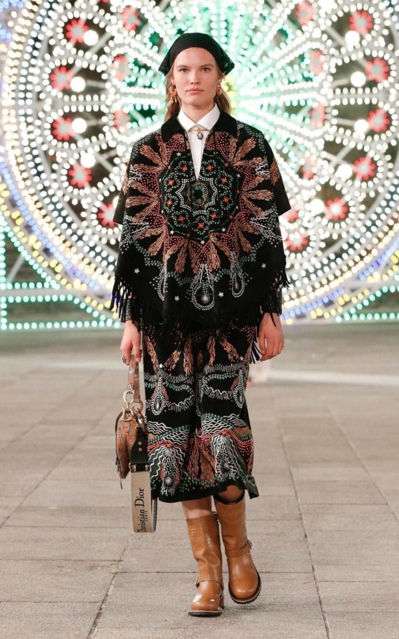 Dior Quest Leather Mid - Calf Boots - Runway Catalog