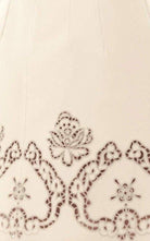 Dolce & Gabbana Beige Laser - cut Leather Skirt - Runway Catalog