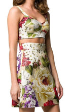 Dolce & Gabbana Floral Brocade Bustier - Runway Catalog