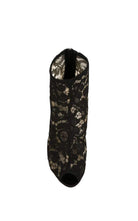 Dolce & Gabbana Stiefeletten mit floraler Spitze – Laufsteg-Katalog