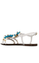 Dolce & Gabbana Flower Embellished Sandals - Runway Catalog
