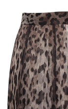 Dolce & Gabbana Leopard Print Wide Chiffon Pants - Runway Catalog