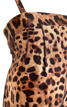 Dolce & Gabbana Leopard Printed Silk Dress - Runway Catalog