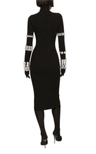 Dolce & Gabbana x Kim Kardashian Embellished Stretch - knit Midi Dress - Runway Catalog