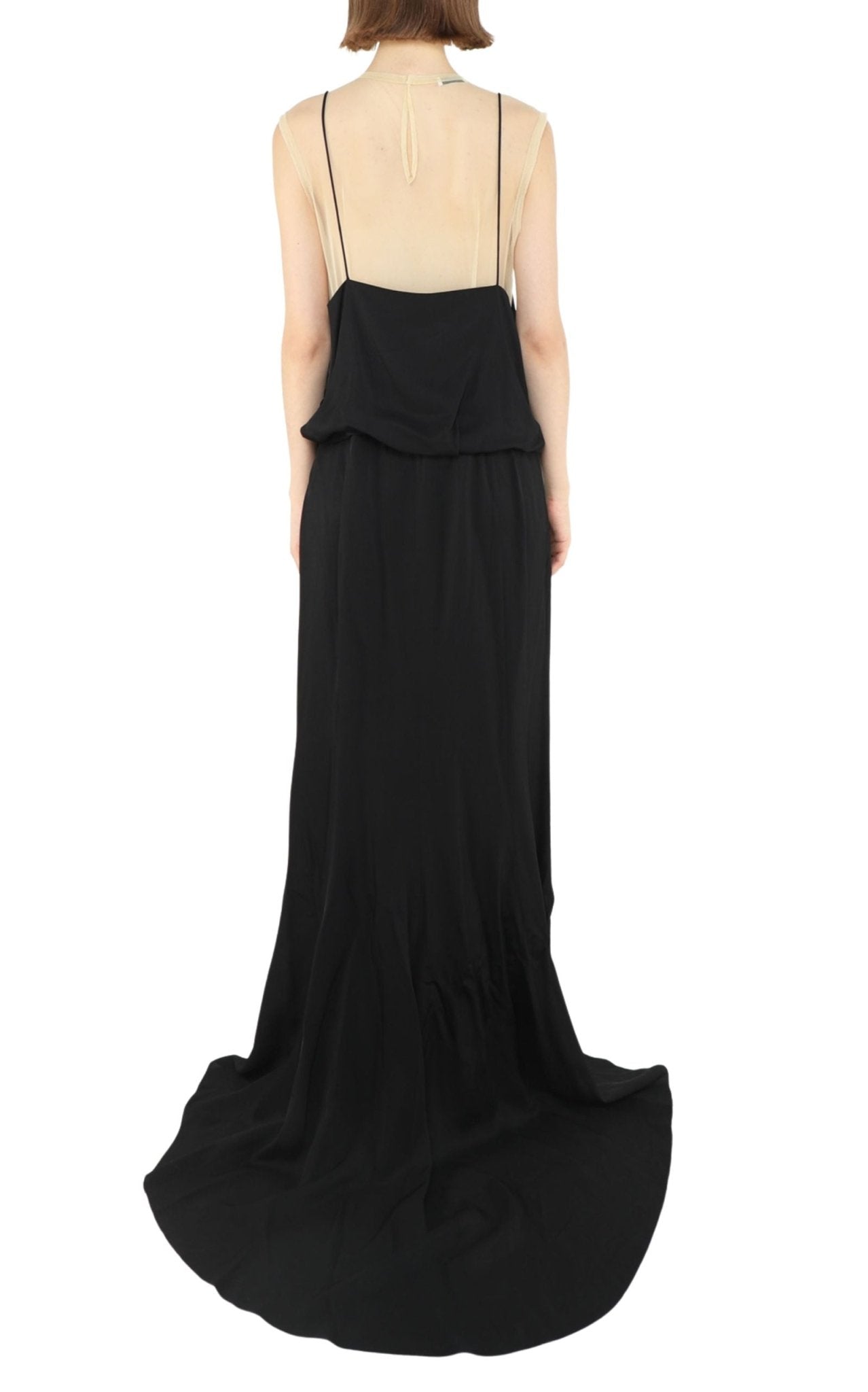 Dries Van Noten Black Embellished Backless Maxi Dress - Runway Catalog