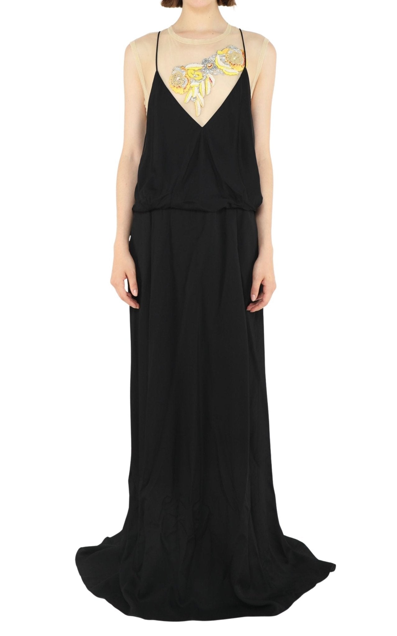 Dries Van Noten Embellished Backless Maxi Dress | Runway Catalog