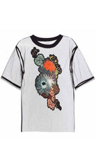 Dries Van Noten Schwarzes transparentes Hemd aus Netzstoff – Runway-Katalog