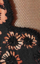 Dries Van Noten Schwarzes transparentes Hemd aus Netzstoff – Runway-Katalog