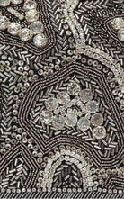 Dries Van Noten Black Nabuck Leather & Swarovski Crystal Clutch - Runway Catalog