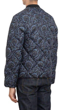 Dries Van Noten Blue Paisley Quilted Jacket - Runway Catalog