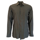 Dries Van Noten Curley Print Green Cotton Shirt - Runway Catalog