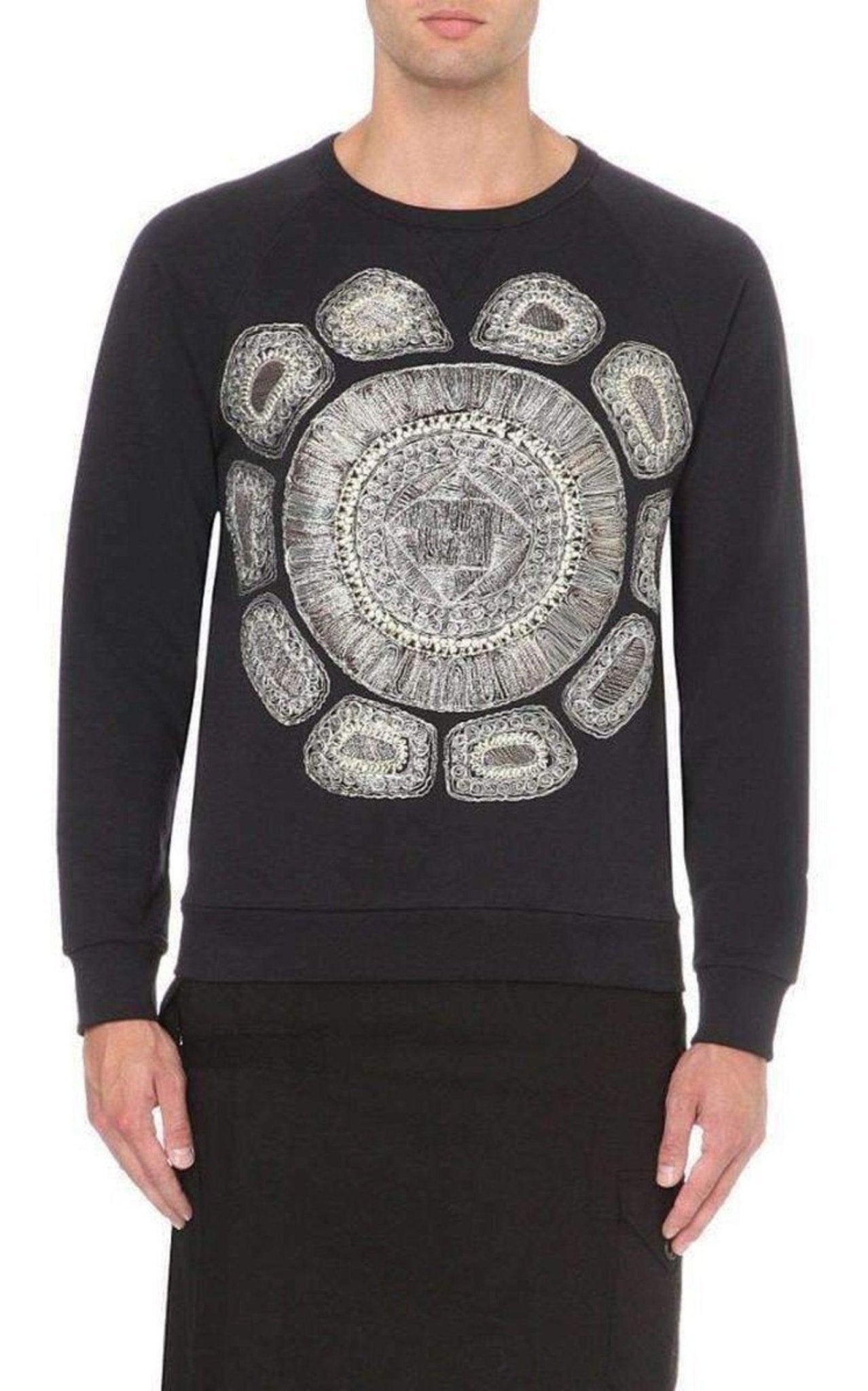 Dries Van Noten Embroidered Cotton Jersey Sweatshirt - Runway Catalog