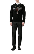 Dries Van Noten Embroidered Master Patch Cashmere Sweater - Runway Catalog