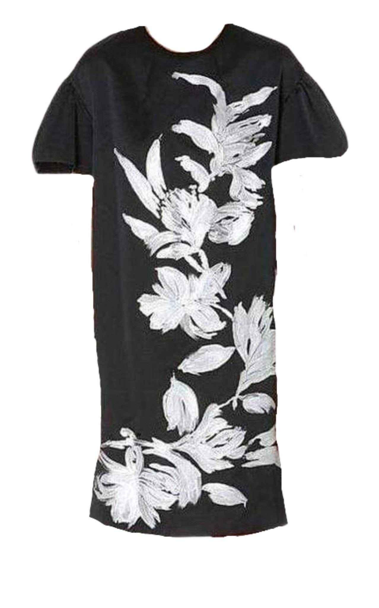 Dries Van Noten Floral Motif Silk Blend Dress - Runway Catalog