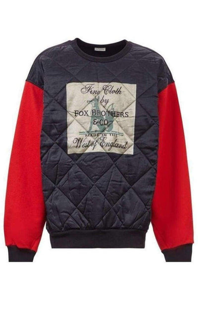 Dries Van Noten Fox Brothers Quilted Cotton Sweatshirt - Runway Catalog