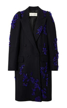 Dries Van Noten Rinky Embroidered Wool - Blend Cocoon Coat - Runway Catalog
