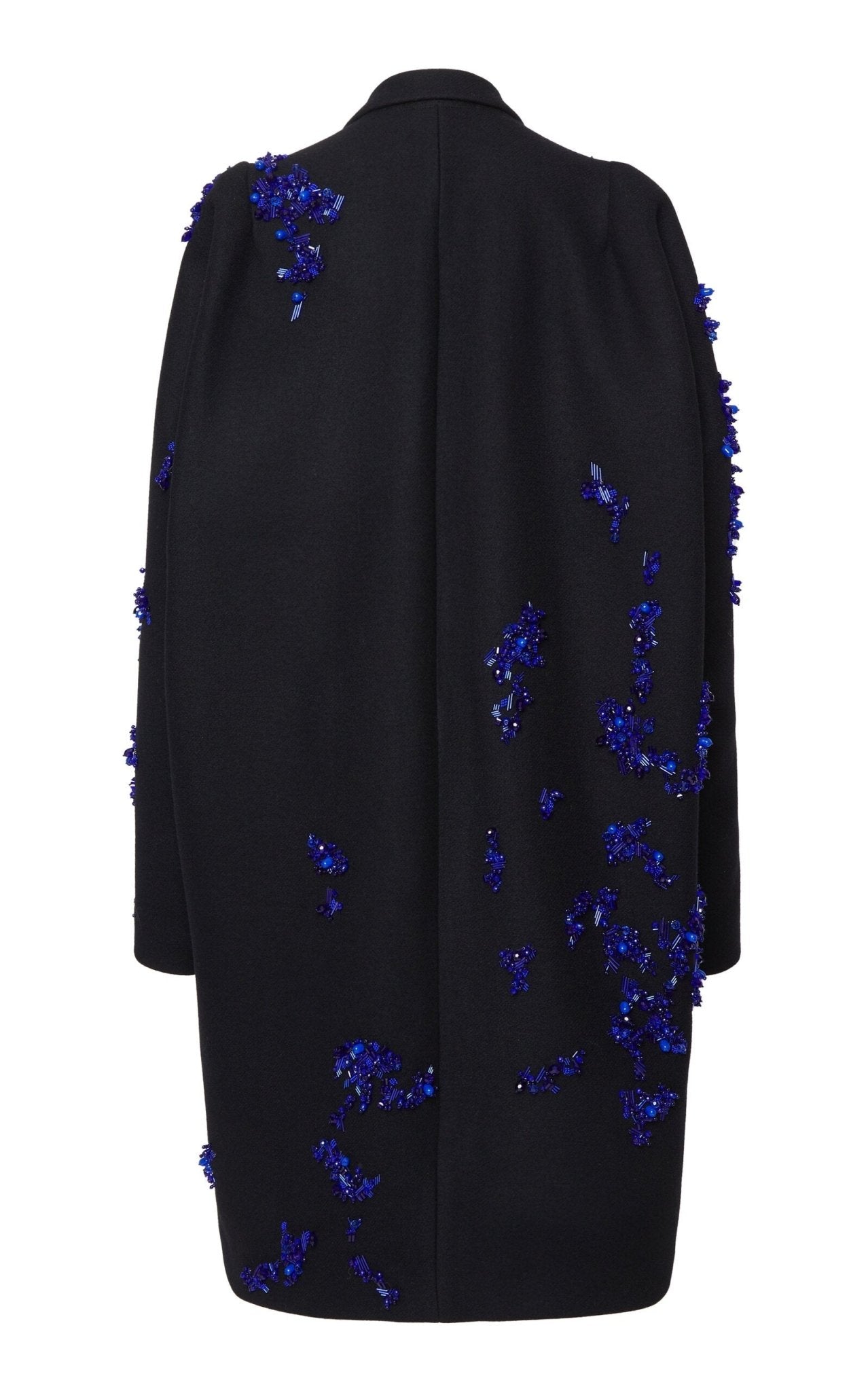 Dries Van Noten Rinky Embroidered Cocoon Coat - Runway Catalog