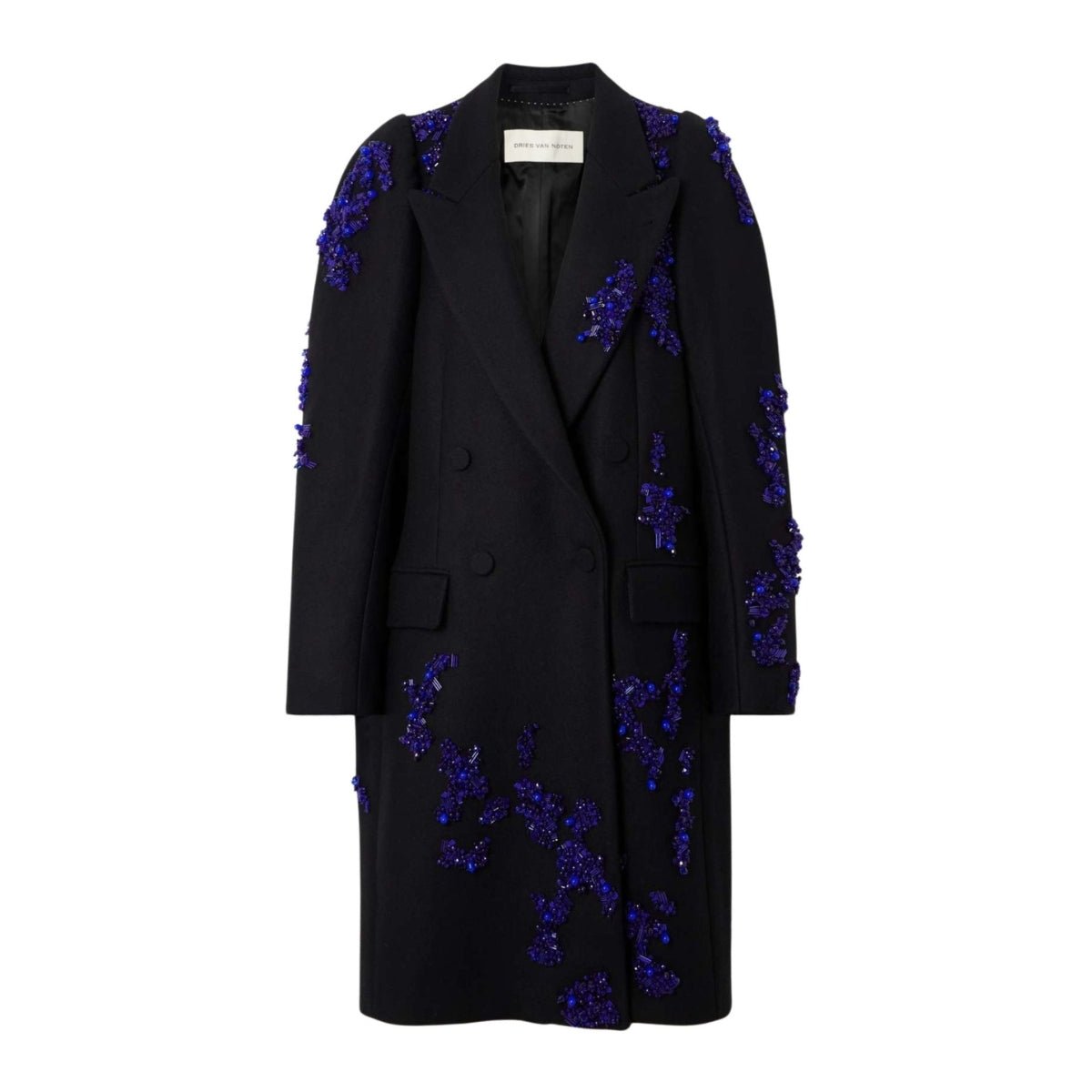 Dries Van Noten Rinky Embroidered Cocoon Coat – Runway Catalog