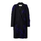 Dries Van Noten Rinky Embroidered Wool - Blend Cocoon Coat - Runway Catalog