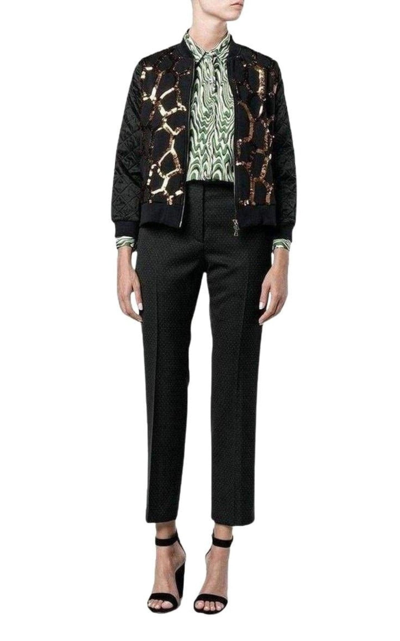 Dries Van Noten Hoezee Sequinned Zip-Up Jacket