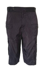 Dries Van Noten Gestreifte marineblaue Shorts – Runway-Katalog