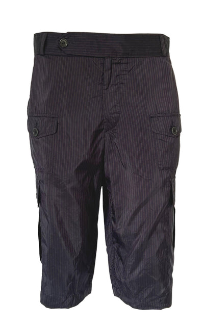 Dries Van Noten Striped Navy Shorts - Runway Catalog