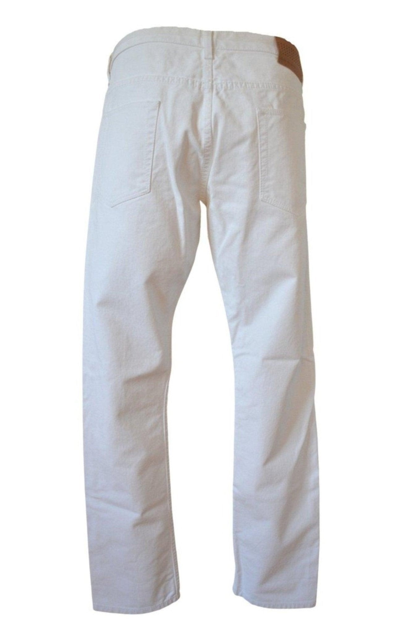 Dries Van Noten White Denim Jeans - Runway Catalog