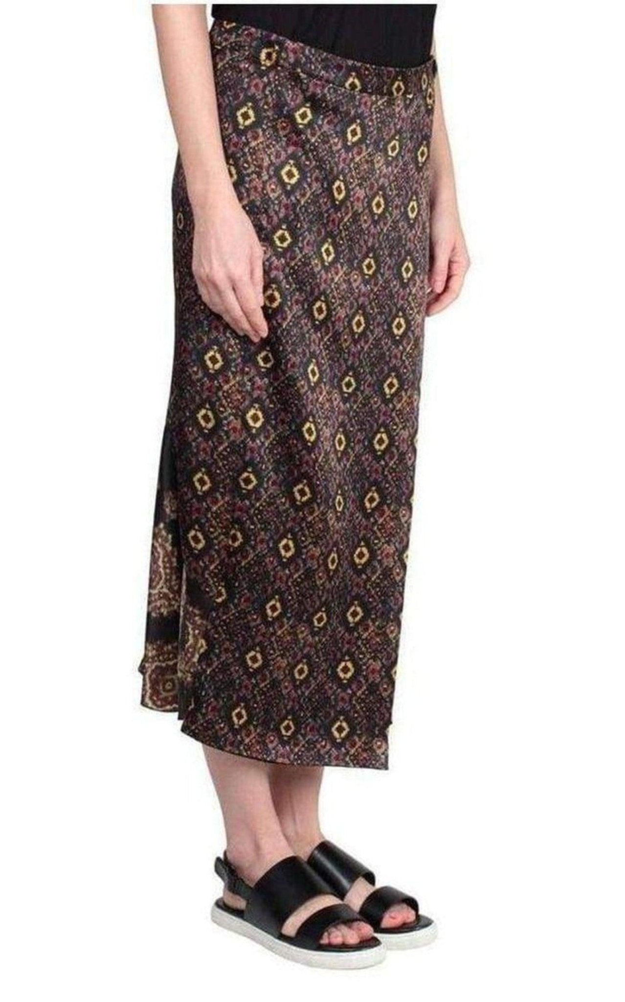 2024年モデル DRIES VAN NOTEN シルク ラップスカート Dries Van Noten Wrap Silk Blend Skirt – Runway Catalog