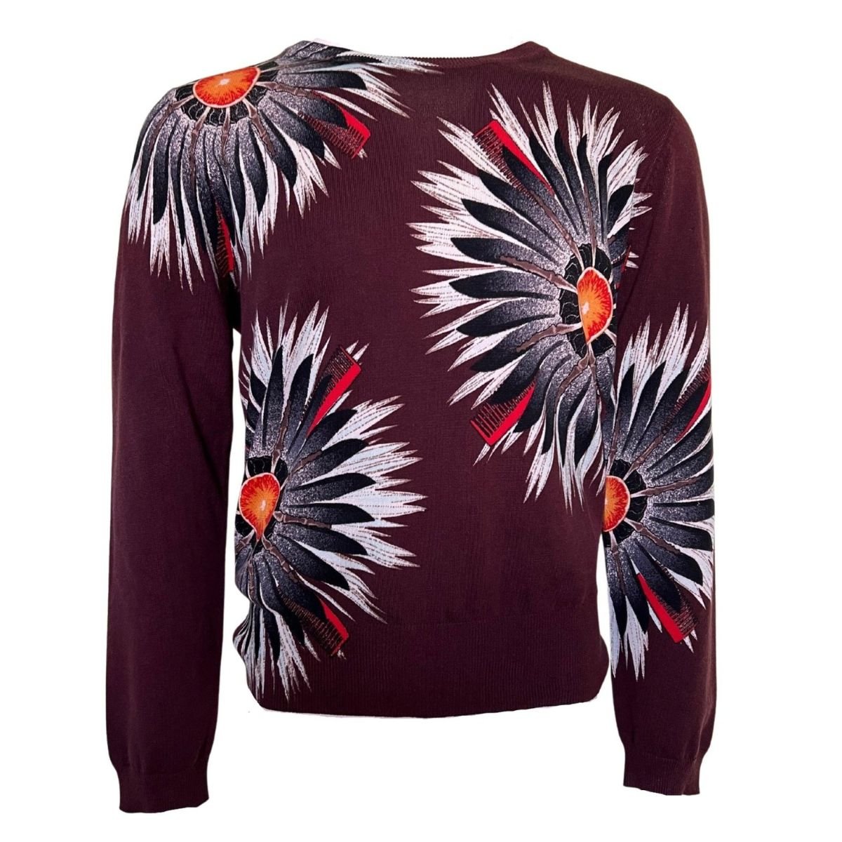 drykorn for beautiful people Cotton Flower Print Sweater - Runway Catalog