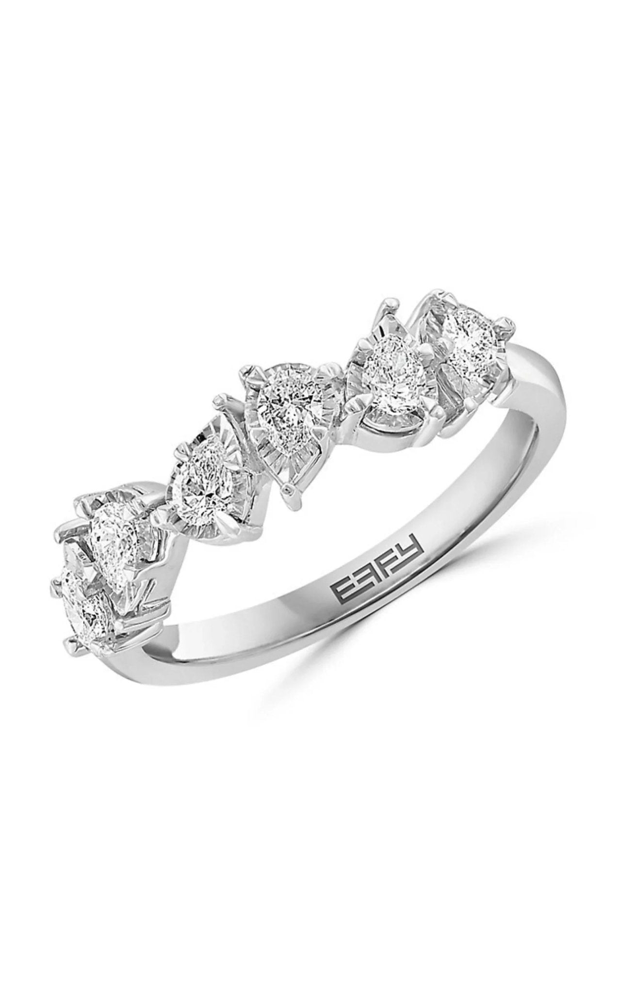 Effy 14K White Gold & 0.35 CT. T.W. Diamond Ring - Runway Catalog